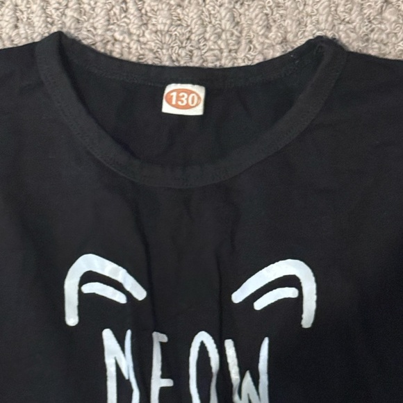 4/$20 Black and White Cat Print Dress - Picture 2 of 2